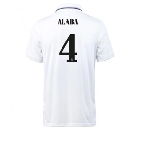 Real Madrid David Alaba #4 Hemmatröja 2022-23 Kortärmad